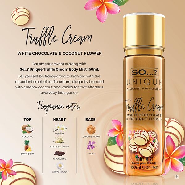 SO Unique Truffle Cream Body Mist 150 ml - Body Mist/Spray