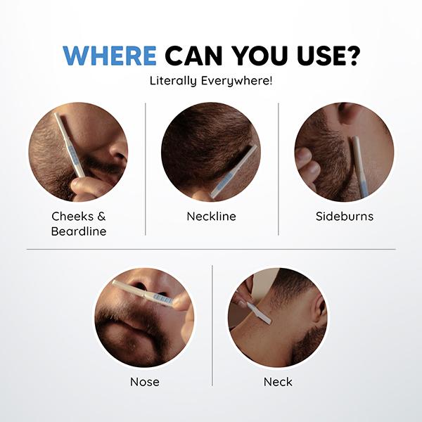 LetsShave Beard Pro Styler - Men (Pack of 3) - Razors & Cartridges