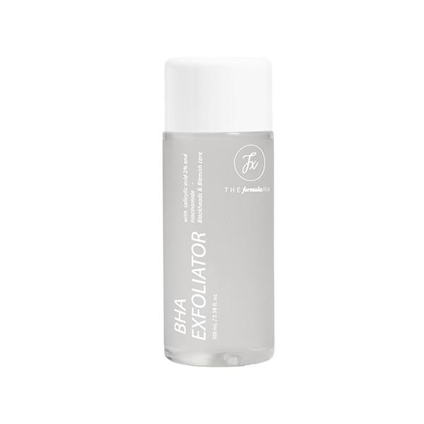 The Formularx 2% BHA Exfoliator with 2% Salicylic Acid and 2% Niacinamide for Blackheads, Acne, Oily Skin 100 ml - Scrubs & Exfoliants