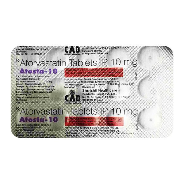ATOSTA 10 Tablet 15's