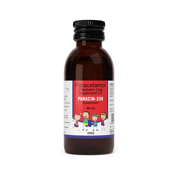 Paracin 250mg Suspension 60ml - Fever-Ana