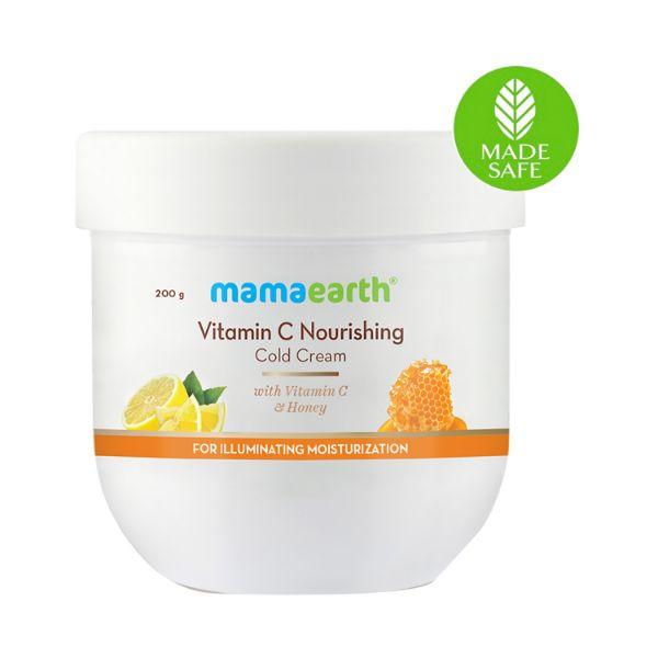 Netmeds | Mamaearth Vitamin C Nourishing Cold Cream for Face & Body with Vitamin C & Honey 200 gm