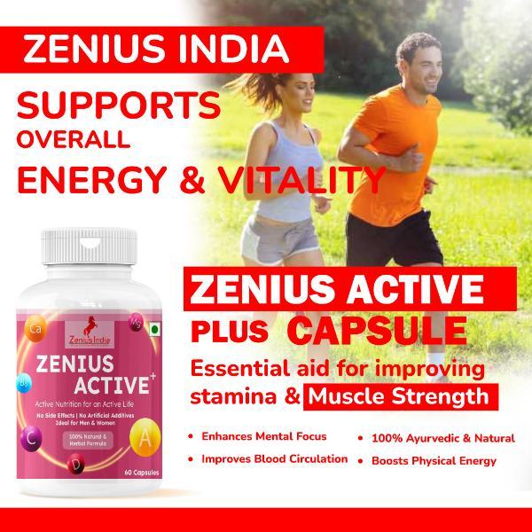 Zenius Active+ Capsule 60's - Personal Care (Ayush)