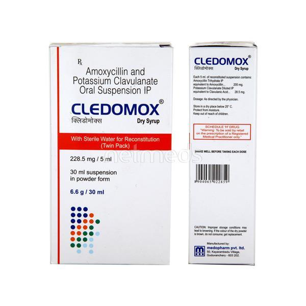 Cledomox 228.5mg Dry Syrup 30ml - Bacterial Infections-Pen