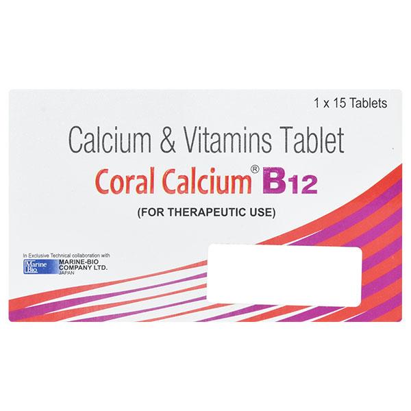Netmeds | CORAL CALCIUM B12 Tablet 15's