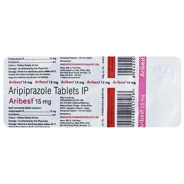 ARIBEST 15mg Tablet 10's - Schizophrenia-Aps