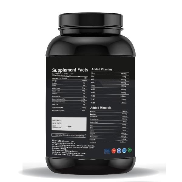 Zenius Super Mass Builder Powder 1 kg - Workout Essentials
