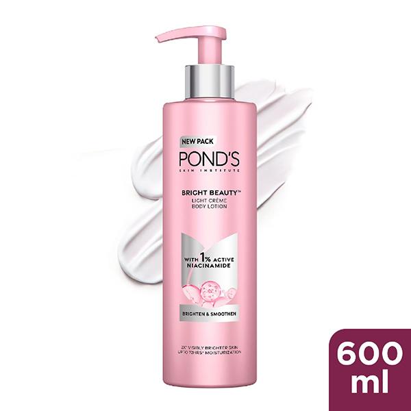 Netmeds | Pond's Triple Vitamin Silky Smooth Skin Moisturising Lotion Vitamins B3, E & C 600ml
