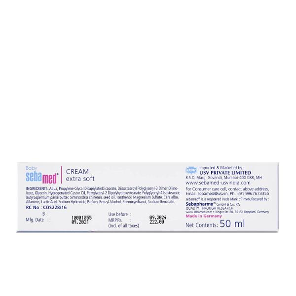 SEBAMED EXTRA SOFT BABY Cream 50ml - Creams, Lotions & Oils