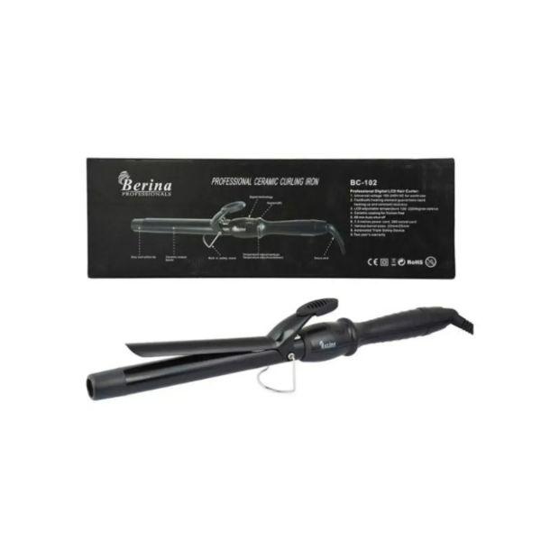 Berina LCD Hair Curling Iron Tong BC-102 (22mm&25mm) 450 gm - Multi-Stylers