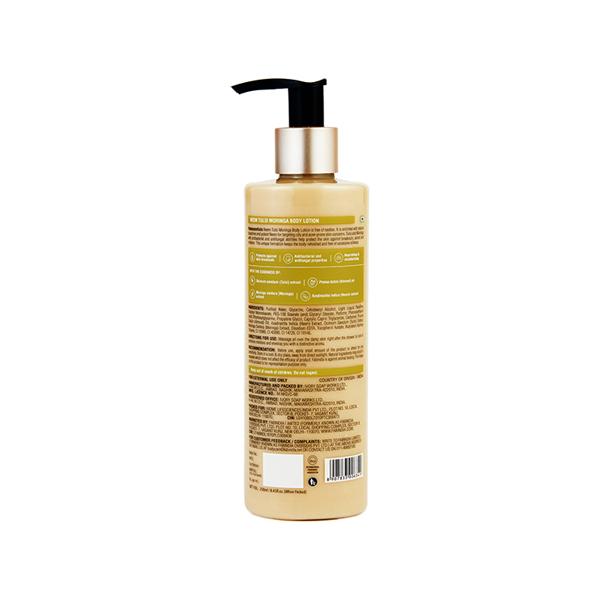 Fabessentials Neem Tulsi Moringa Body Lotion Enriched with Almond Oil Skin-Friendly PH 250 ml - Skin-Treatment