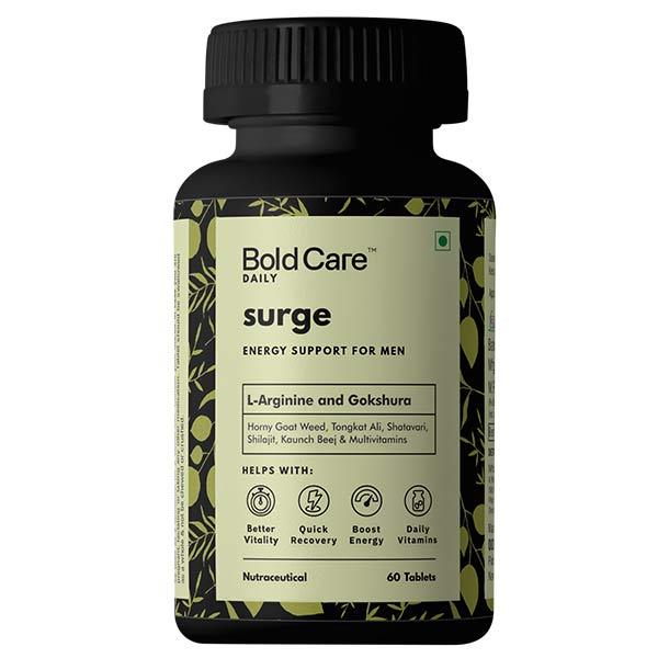 Bold Care Surge L-Arginine and Gokshura Energy Tablet 60's