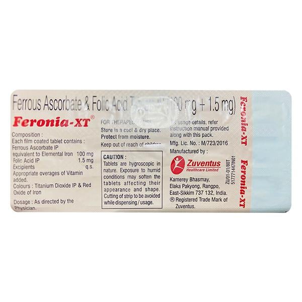 FERONIA XT Tablet 15's - Anaemia-VMA