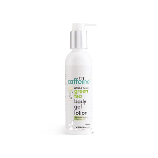 Netmeds | mCaffeine Naked Detox Hydrating Green Tea Body Gel Lotion 200 ml