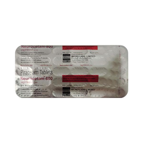 Netmeds | NEUROCETAM 800 Tablet 30's