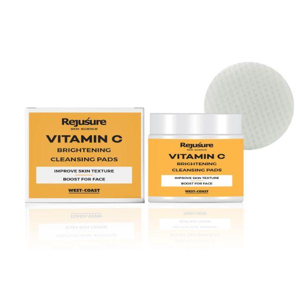 Rejusure Vitamin C Brightening Cleansing Pads 50's