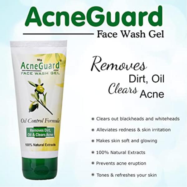 Acneguard Face Wash Gel (Pack Of 2 X 50 g) 1's - Face Washes