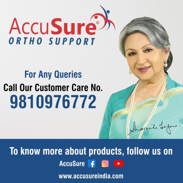 AccuSure Orthopedic Pain Relief Bamboo Yarn Knee Cap - Gray (xL) 1's - Knee/Leg Supports