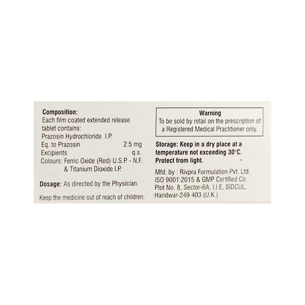 GENTROL 2.5 Tablet 10's - Hypertension-Alp
