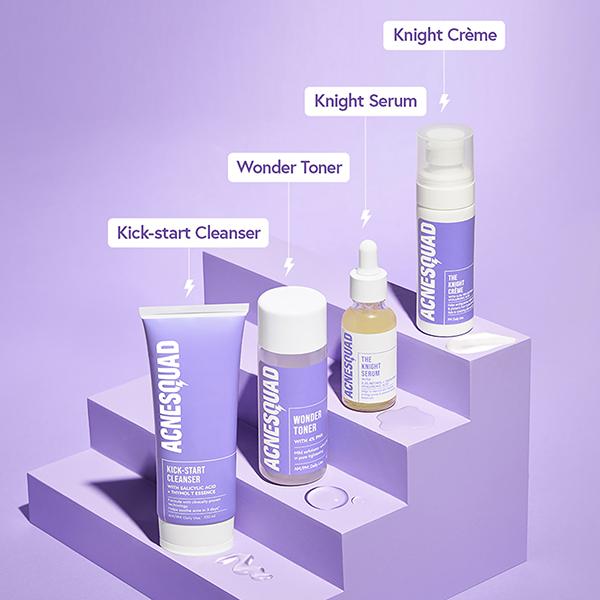 Acne Squad Knight Serum with 0.3% Retinol + Squalane + Hyaluronic Acid 30 ml - Essences