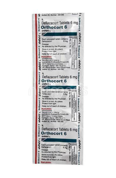 Orthocort 6mg Tablet 10'S - Hormonal Therapy-Imm