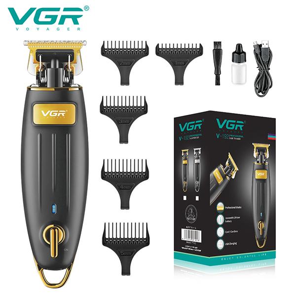 VGR V-192 Trimmer 300 min Runtime 5 Length Settings (Black) 1's - Trimmers