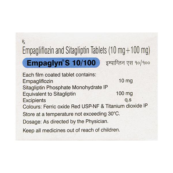 EMPAGLYN S 10/100 Tablet 10's - Diabetes-Ant