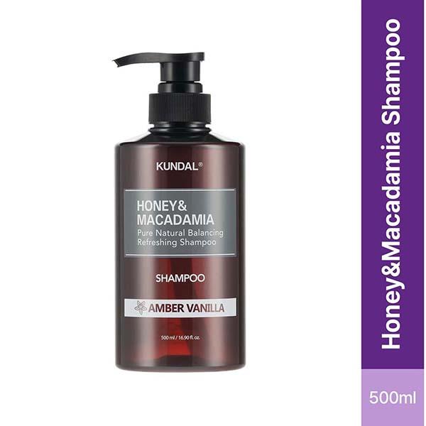 Netmeds | Kundal Honey and Macadamia Nature Shampoo Amber Vanilla 500 ml