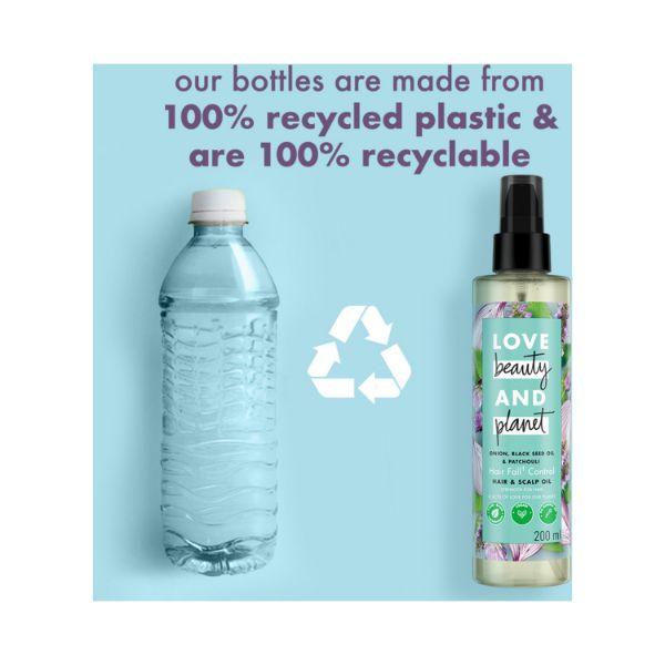 Love Beauty And Planet Onion Black Seed & Patchouli Hair Oil 200 ml - Hair Oils