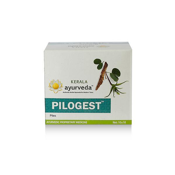 Netmeds | Kerala Ayurveda Pilogest Capsule (Pack of 10 x 10's)