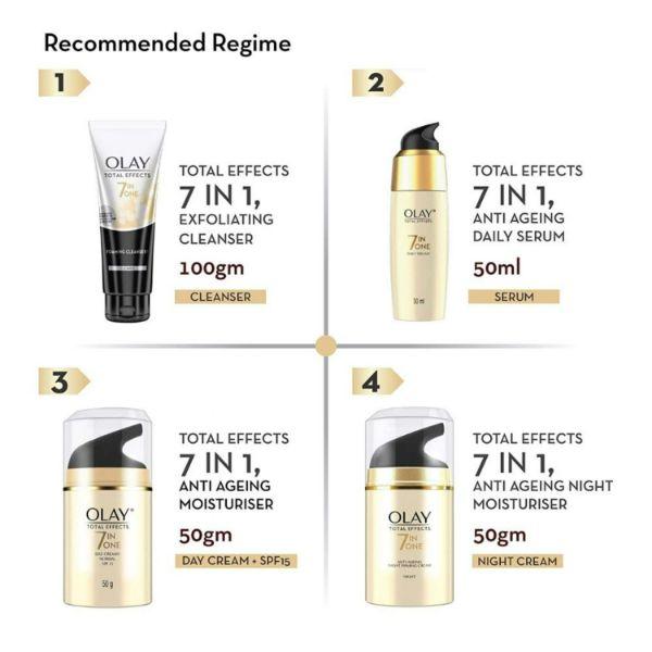 Olay Day Cream Total Effects 7 In 1 Anti Ageing Moisturiser (Spf 15) 20 gm - Day Cream