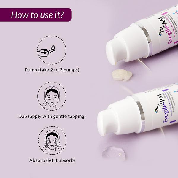Fixderma Eyegile Day and Night Under Eye Cream 30 gm - Face Creams