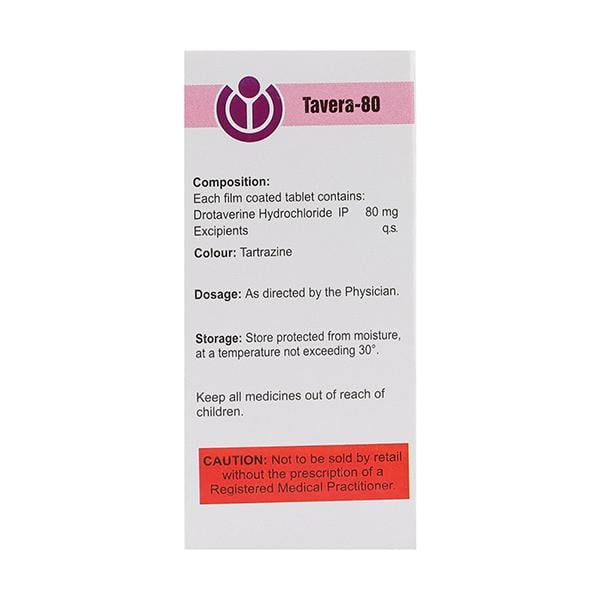 TAVERA 80 Tablet 10's - Muscle Spasm-Ant