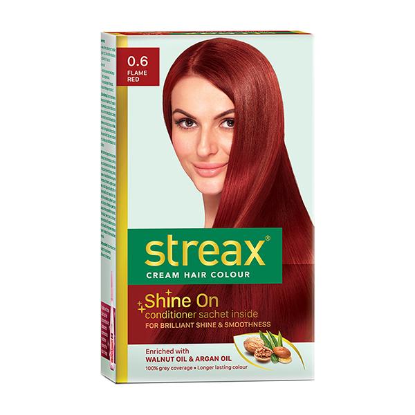 Netmeds | Streax Hair Colour - Flame Red (60gm+60ml+20g) 1's