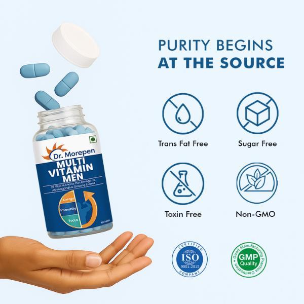 Dr. Morepen Multivitamin Tablet - Men 60's - Multi-Vitamins