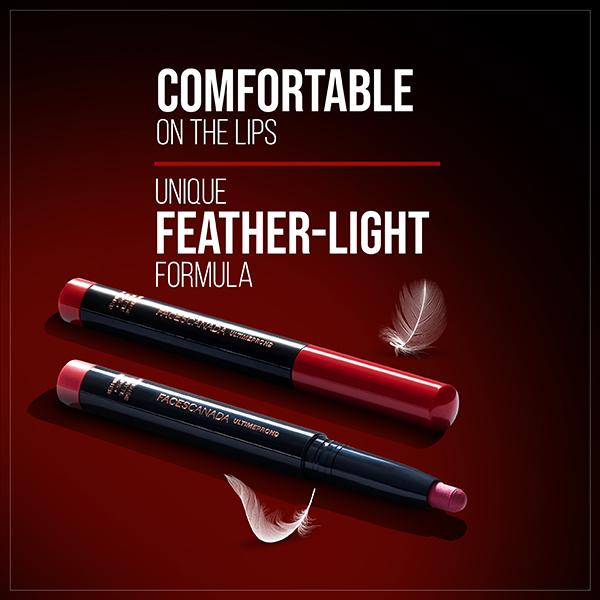 Faces Canada Ultime Pro Hd Intense Matte Lips + Primer - Sunset N05, 9Hr Long Stay 1.4 gm - Lip Crayons