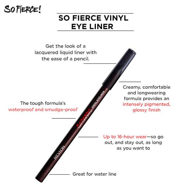 Revlon So Fierce Vinyl Eye Liner - Mighty Mocha 1.2 Gm - Eyeliners