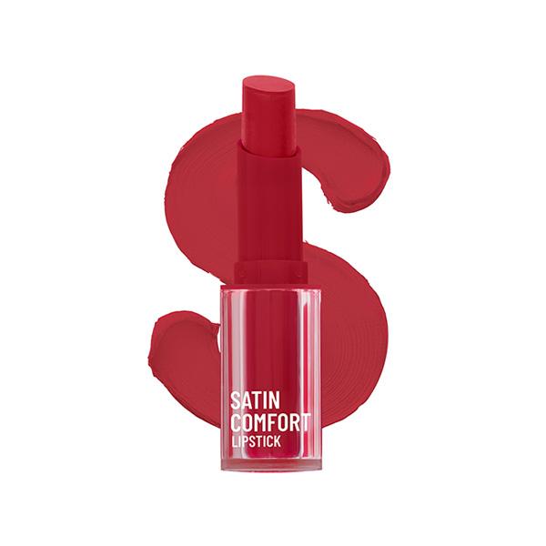 Swiss Beauty Satin Comfort Lipstick-Red Dahlia 3 gm - Lipsticks