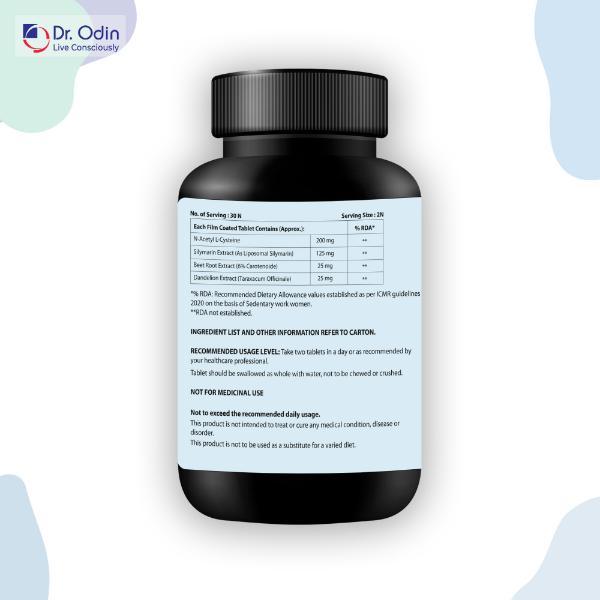 Dr. Odin Liver Cleanse Tablets 60's - Vital Health