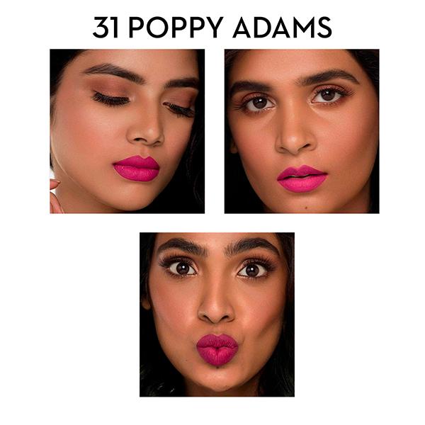 SUGAR Cosmetics Matte As Hell Crayon Lipstick - 31 Poppy Adams (Raspberry Pink) 2.8 gm - Lip Crayons