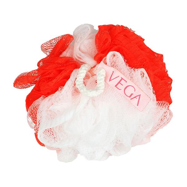 Vega Fluffy Bath Sponge/Loofah For Women & Men, Shower Puff For Gentle Exfoliation (Ba-3/4)