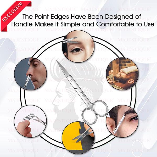 Majestique Stainless Steel Beauty Scissor and Blades 1's - Others