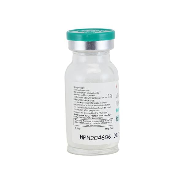 Mero 125mg Injection 1'S - Bacterial Infections-OBL