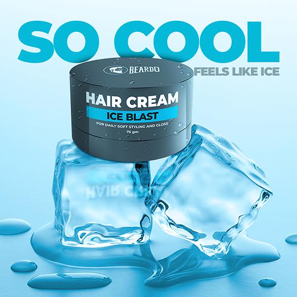 Beardo Hair Cream - Ice Blast 75 gm - Hair Creams