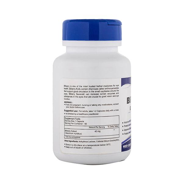 Healthvit Bilberry Extract Capsules 60's - General Health