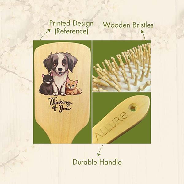 Allure Personalised Paddle Hair Brush Dreaming Print 1's - Hair Brushes