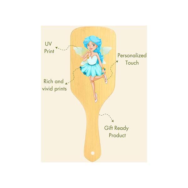 Allure Personalised Paddle Hair Brush Fairy Print 1's - Hair Brushes