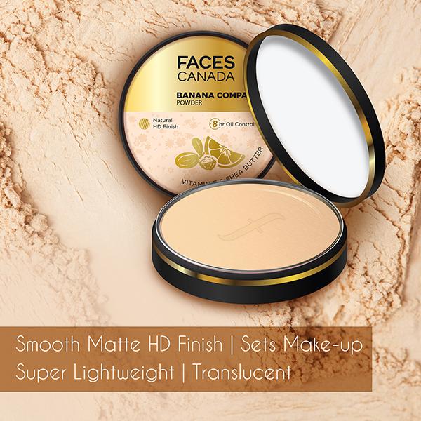 Faces Canada Banana Compact Powder 9gm - Compact Powder