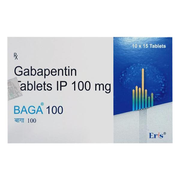BAGA 100 Tablet 15's - Neuropathic Pain-Dru