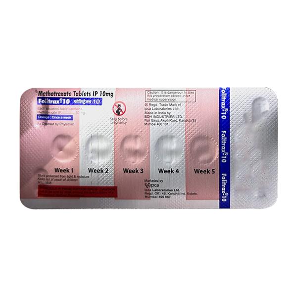 Netmeds | FOLITRAX 10 Tablet 5's